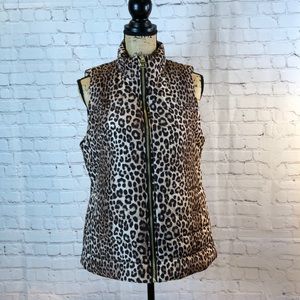 Michael Kors animal print vest. Like New!!